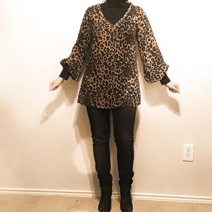 Show Me Your MuMu Leopard Dress/Oversized Top